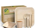 Minimalist Bamboo Fiber Dinnerware Set (16-Piece)